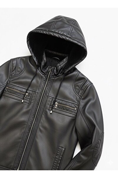 Crafter KAPŞONLU İÇİ KÜRKLÜ DERİ MONT