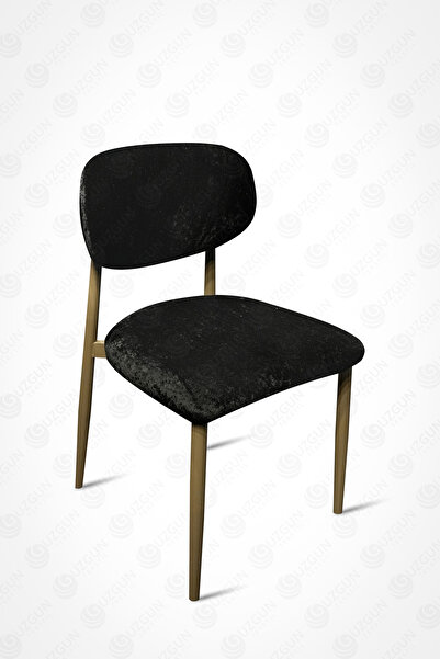 GUZGUN Bohem Tarz Lüks Kadife Sandalye Kılıfı – Modern, Esnek, Yıkanabilir Sandalye Örtüsü | Siyah