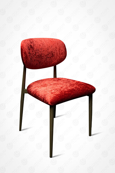 GUZGUN Bohem Tarz Lüks Kadife Sandalye Kılıfı – Modern, Esnek, Yıkanabilir Sandalye Örtüsü | Kirmizi