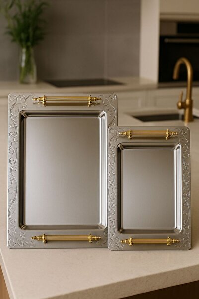 ESSİLLA صينية عرض مكونة من قطعتين