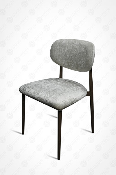 GUZGUN Bohem Tarz Lüks Kadife Sandalye Kılıfı – Modern, Esnek, Yıkanabilir Sandalye Örtüsü | Gümüş