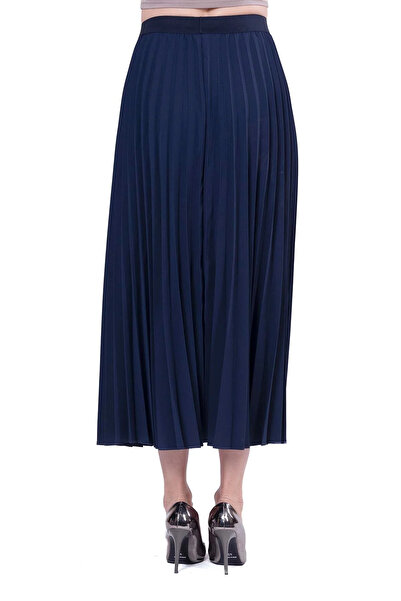 Invee Pleated Skirt Dark Blue 6998