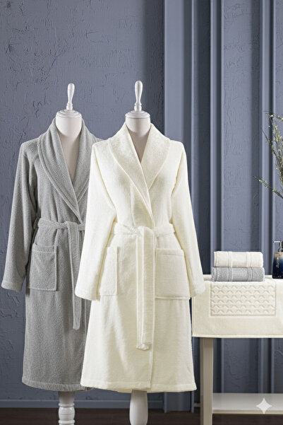 Özdilek Blesso Family Bathrobe Set 5 Pieces