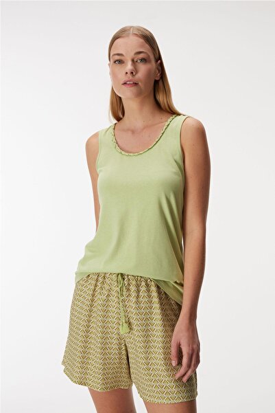 Anıl Set de pijamale cu pantaloni scurți cu bretele groase