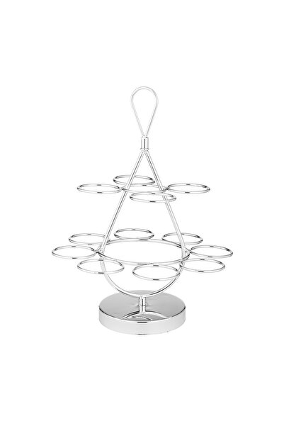 ABAREEK 12-compartment stainless steel coffee cup holder