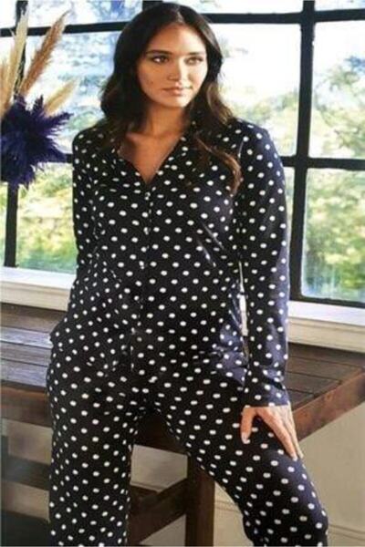 Eros Esk27512 Γυναικείο πουά φόρεμα. Ηνωμένο Βασίλειο Σετ πιτζάμες 21κ