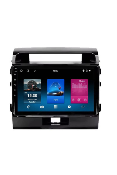 MNT GXR Toyota Land Cruiser 2007-2015 screen (RAM 2 - ROM 32) supports CarPlay & Android Auto / 1080p resolution