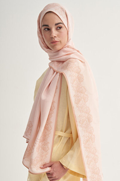 carell Somon Floral Monogrammed Floss Shawl