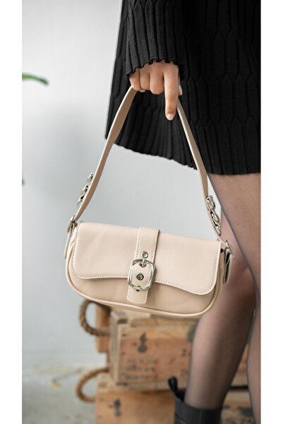 cosybag. Geantă de umăr pentru femei, cu cataramă metalică, cu două curele, e...