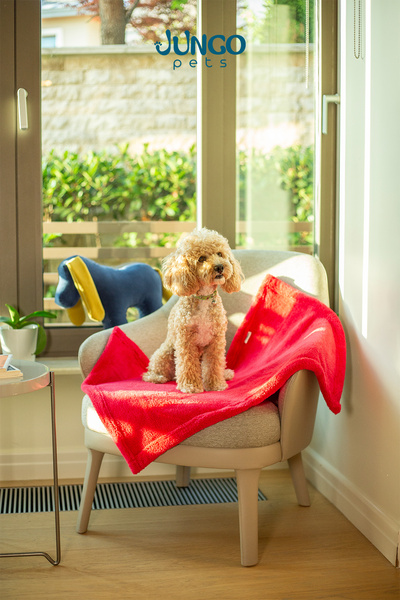 Dreamweave Kırmızı Renkli Yıkanabilir Kedi Ve Köpek Battaniyesi