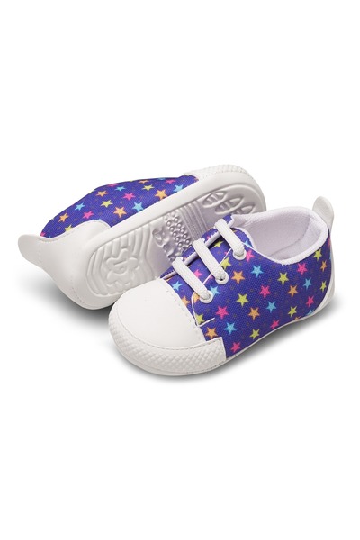 Kindo Baby Star Patterned Convers Baby Booties