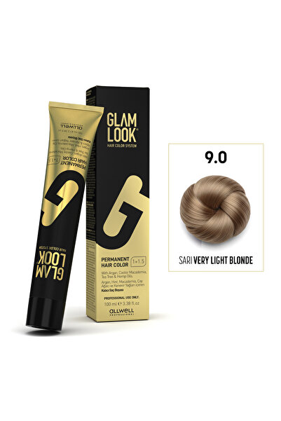 glam look Glamlook 9.0 Sarı 100 ml Kalıcı Saç Boyası