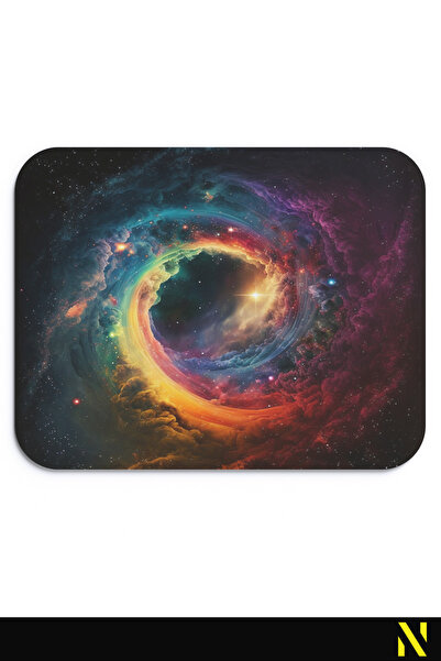 nilizma Mousepad ergonomic colorat cu tematică Galaxy, ideal pentru utilizarea acasă și la birou, cu suprafață anti-alunecare.