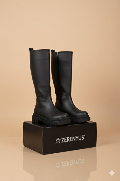 Zerenyus Cesa Premium Зимові чоботи на блискавці, чорні матові