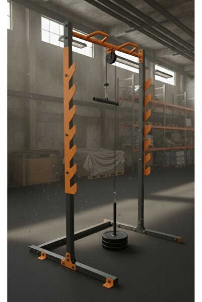 RADASPORT Squat rack Lat-pulldown Barfiks Bench-press Halter standi