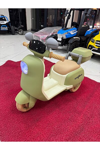 oyuncak sepetim Vespa akülü motorsiklet (2-5 yaş)