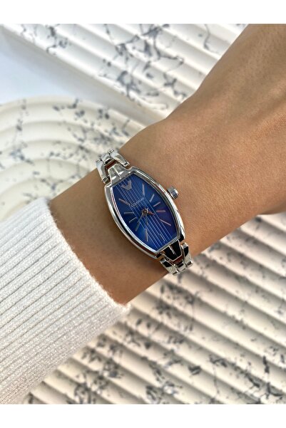 Coliseum Vintage Retro Inside Navy Blue Silver Women's Wristwatch