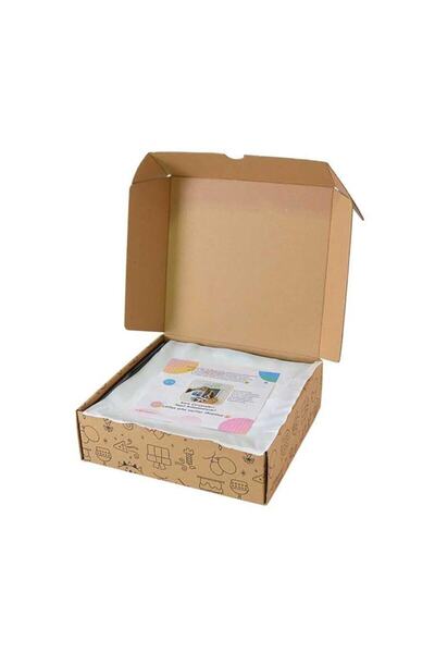 Senden Hediye Adhesive Plug-In Square Frame - Black Pack of 3