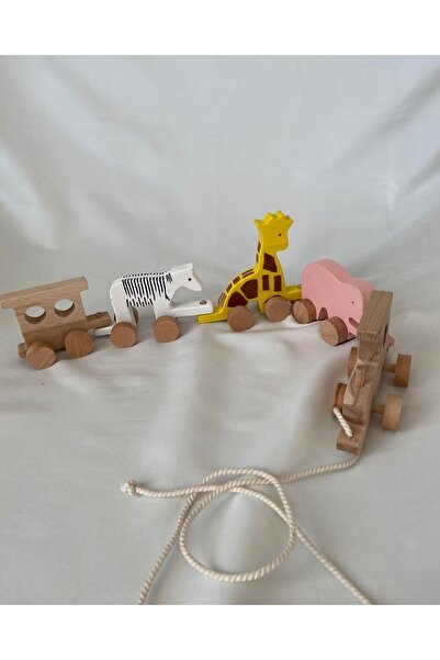 tiny wood Ahşap Oyuncak Safari Tren, Ahşap Oyuncak Tren