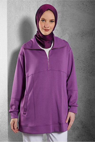 Alvina Zipped Collar Tracksuit Tunic 45264