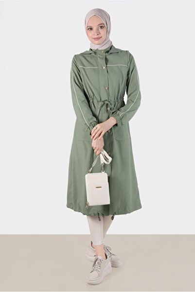 Alvina Тренчкот з капюшоном і поясом 10603