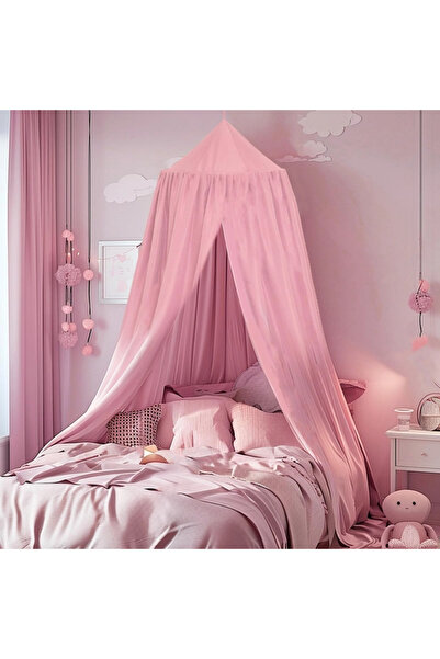 OEM Canopy for girls' bedroom or playroom 56 x 230 x 450 cm PINK