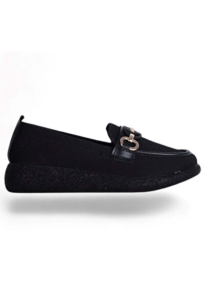 moda ayakkabım Abboud 2159 Черни дамски балеринки