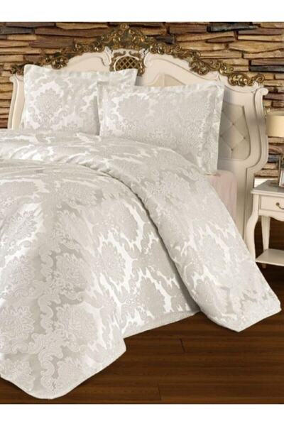 Çeyiz Bahçesi Adella Double Bedspread Cream