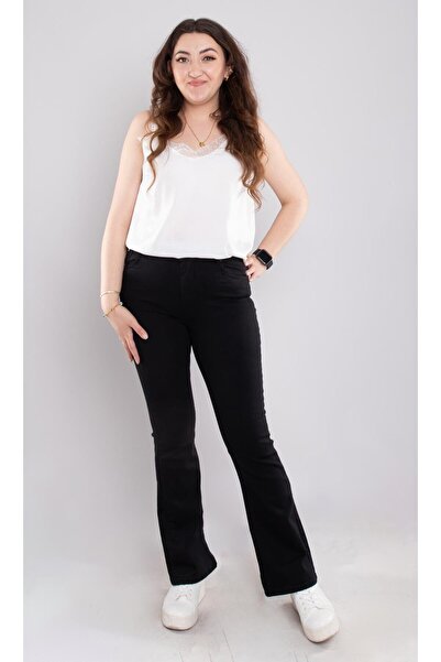 Desperado Jeans 639 Büyük Beden İspanyol Paça Lale Kadın Kot Pantolon