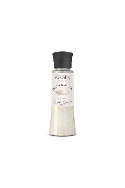 EVVAHE DOĞAL Kristal Kaya Tuzu 210 Gr.