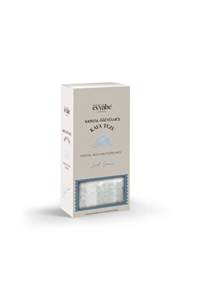 EVVAHE DOĞAL Kristal Öğütülmüş Kaya Tuzu 500gr.