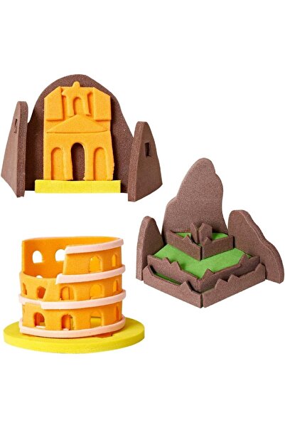 Imagimake Mapology - Monuments Around The World, 13 Miniature 3D Puzzle Models (Kids)