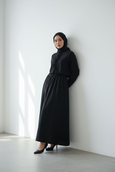 ENDAMIM Linen Skirt Set