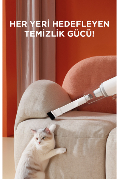 Torima TVC-01 Beyaz Elektrikli Dikey Süpürge 600W Vakum Süpürge