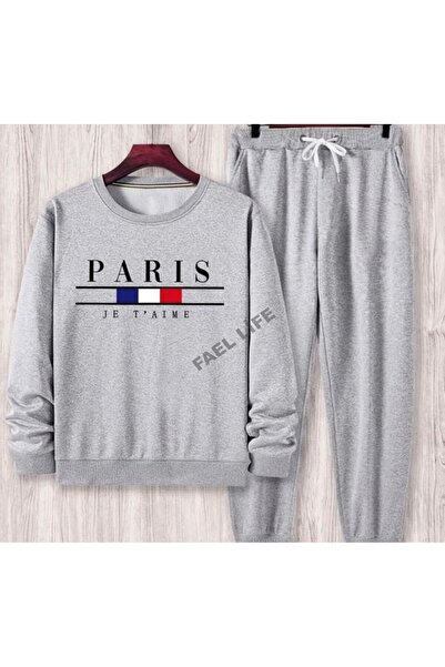 FAEL LİFE ΦΟΥΤΕΡ UNISEX ZERO NECK ΦΟΥΤΕΡ PARIS JETAM PRINTED ESOFMAN ΣΕΤ