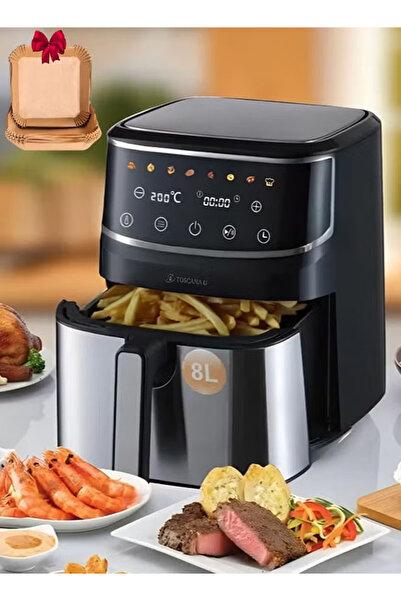 TOSCANA U Air Fryer With Screen 8 Liters Of 1500 Watts