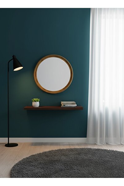 DEC26 Elegant and modern wooden frame mirrors, size 100*100 cm