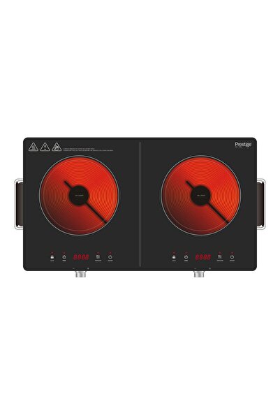Prestige Double Infrared Cooker Crystal Plate - 2800 W