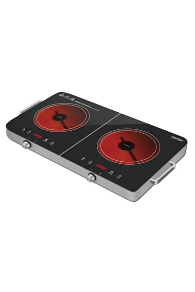 Prestige Double Infrared Cooker Crystal Plate - 2800 W
