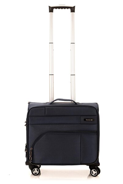 MÇS Lacivert Diplomat Kumaş Pilot Valiz V1451