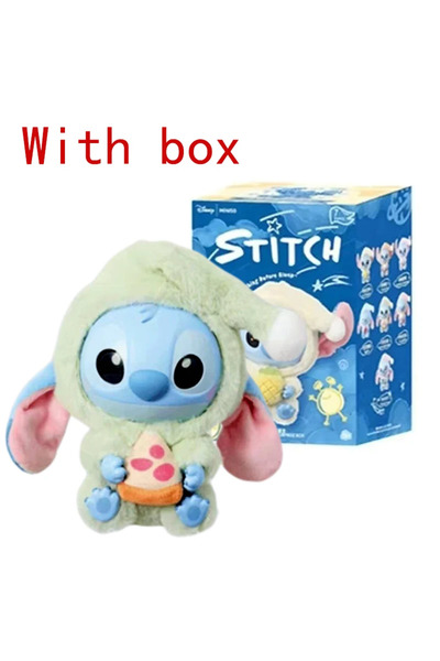 Miniso With box Stitch Eat Something Before Sleep Series Blind Box Plush Vinyl Toys Cute Doll Replica Myste