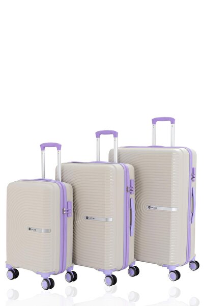 MÇS Mçs Üçlü Polipropilen Valiz Seti V374