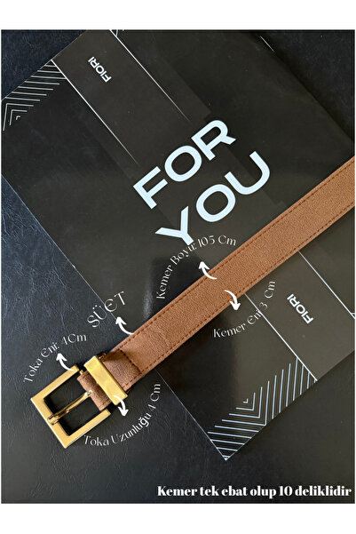 Fiori Γυναικεία ζώνη με τετράγωνη αγκράφα, ζώνη παντελονιού, ζώνη σακάκι, ζώνη φορέματος