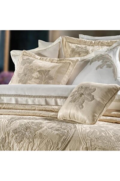 ZEBRACASA Zebra Casa Gisele 12 Piece Bedding Set / Cream