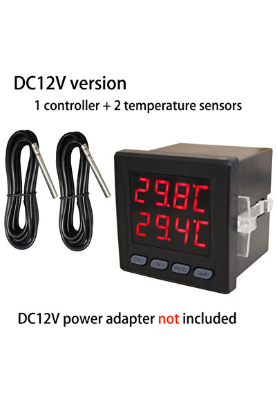 KONLEN مدعوم بوحدة تحكم بمستشعر درجة الحرارة المزدوجة DC12V WIFI من Tuya مع ت...