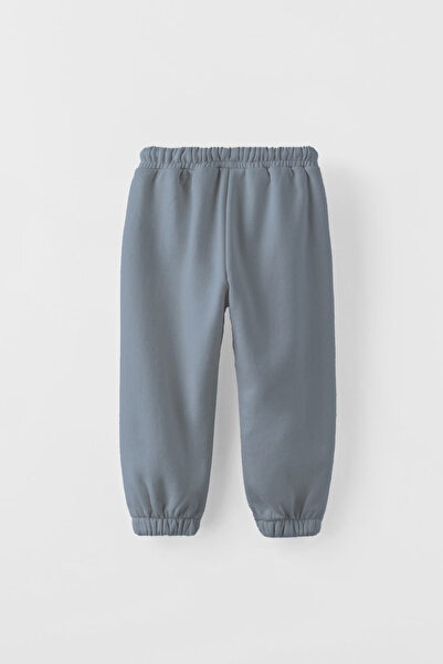 hepbaby Gri Çocuk 3 Iplik Pamuklu Cepli Jogger Eşofman Altı
