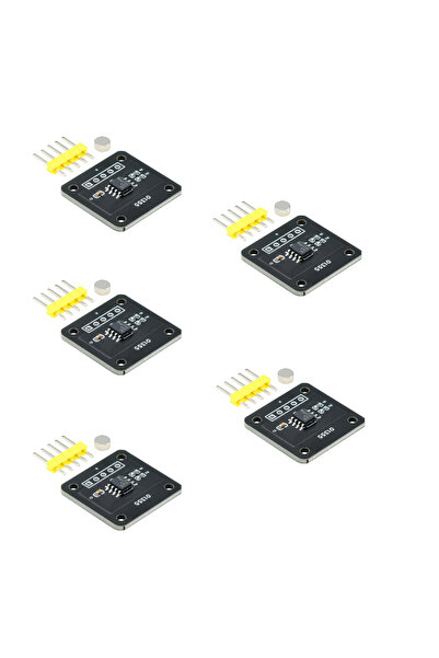 Choice 5pcs MT6701 Magnetic Encoder Module 14-Bit High Precision Angle Measurement Sensor Instead of AS5600