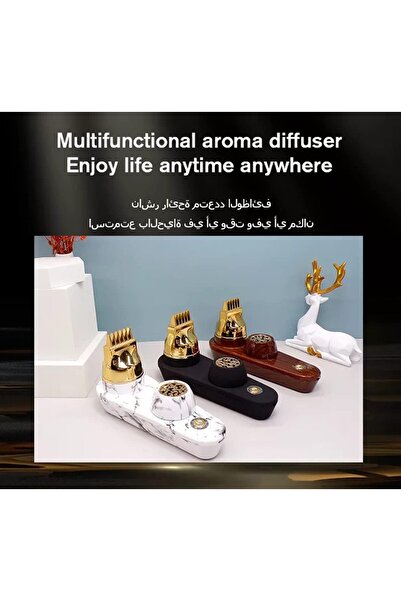 COOYA Portable Incense Burner, Car USB Rechargeable Aromatherapy, Rechargeable Aroma Diffuser