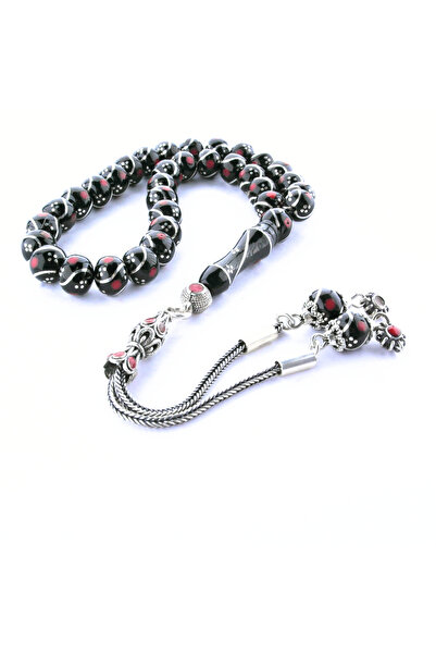 Genel Markalar Oltu Taşı Küre Model Üçlü Çeşmi Bülbül Kırmızı İşlemeli Bürokr...