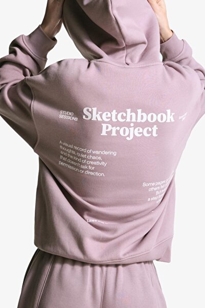 Bershka Baskılı kapüşonlu sweatshirt